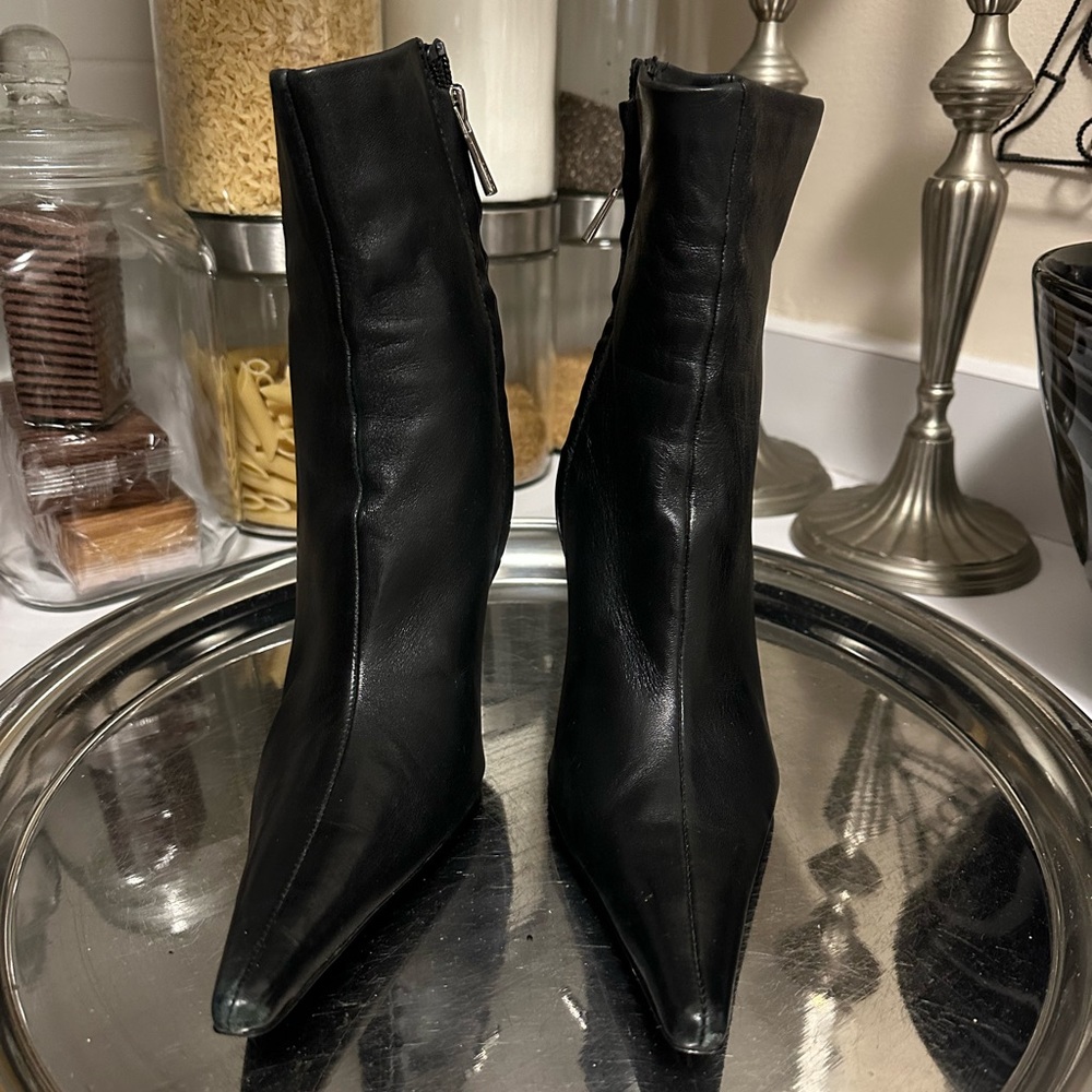 Aldo Buttersoft Leather Stiletto Boots
